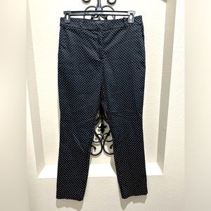 Black polka dot pants